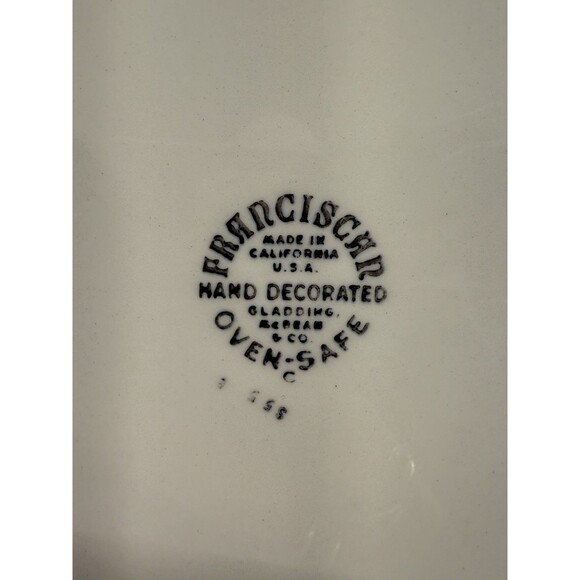 Set 2 Franciscan desert rose 10.25” pink floral round Dinner Plates hand paint - Picture 8 of 8